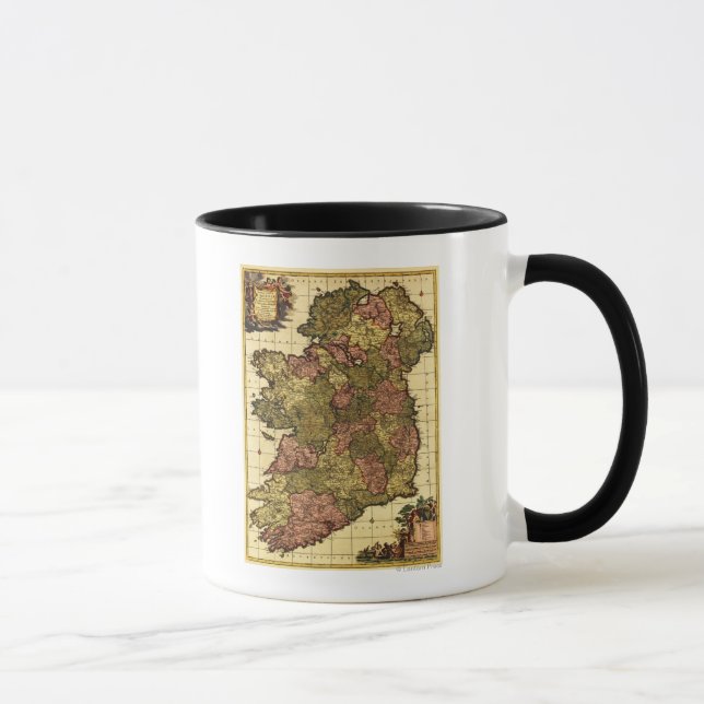 IrelandPanoramic MapIreland Mug (Right)