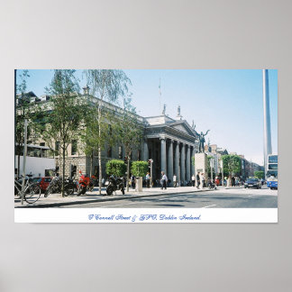 Ireland's Capital Dublin, O'Connell Street Poster