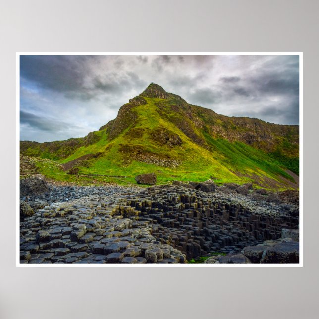 Ireland's Giant's Causeway Nature Photo Wall Art (Front)
