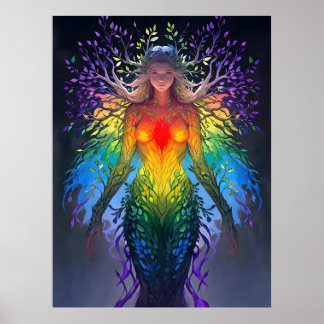 “Iridesca” - Keeper of Colours Poster