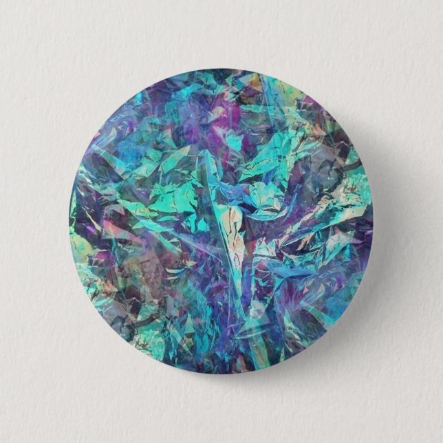 iridescent 6 cm round badge (Front)
