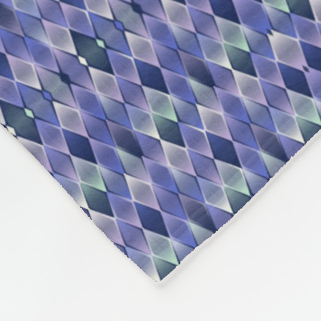 Iridescent Argyle Blanket (Corner)