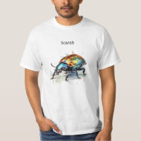 Iridescent Beetle in Watercolor, custom