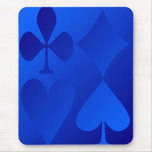 Iridescent Blue Gamble Mouse Pad