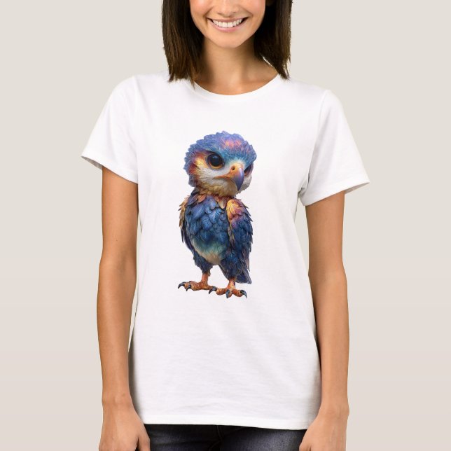 Iridescent Celestial Owlet Fledgling Women T-Shirt (Front)