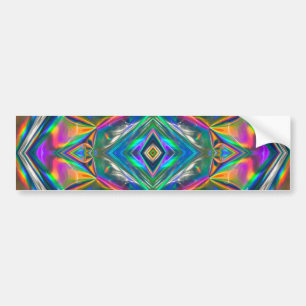 Iridescent Chrome Bumper Sticker
