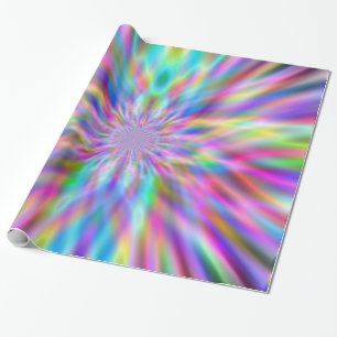Iridescent Chrome Four Wrapping Paper