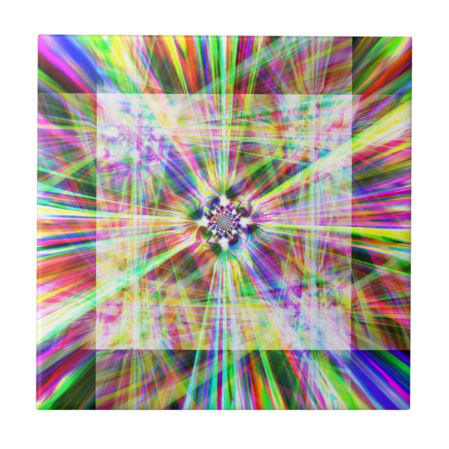 Iridescent Chrome Twelve Tile (Front)