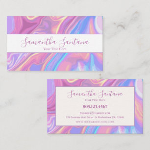 Iridescent Colour Business Card