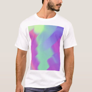 Iridescent colourful holo foil T-Shirt