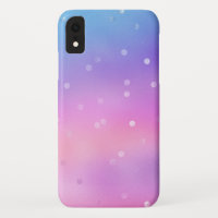 Iridescent Colours with Polka Dots Pattern