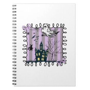 Iridescent Coquette Halloween Notebook