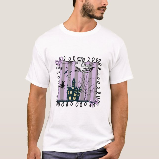 Iridescent Coquette Halloween T-Shirt (Front)