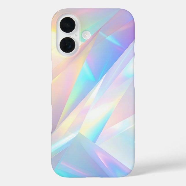Iridescent Crystal Prism Holographic Design Case-Mate iPhone Case (Back)