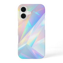 Iridescent Crystal Prism Holographic Design