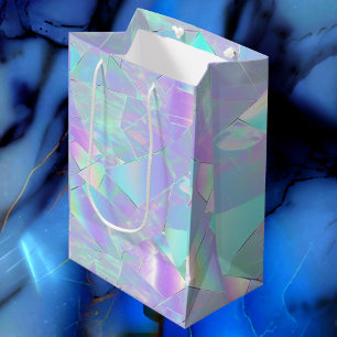 Iridescent Design for Anniversary Wedding Birthday Medium Gift Bag