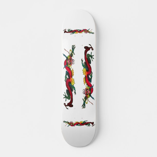 Iridescent Dragon skateboard (Front)