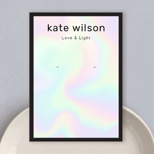 Iridescent Earring Display Card