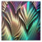 Iridescent Effect Art Deco Curves