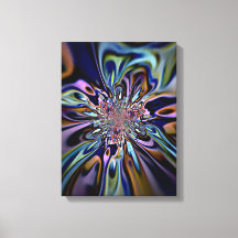 Iridescent Energy Flow Fractal Art