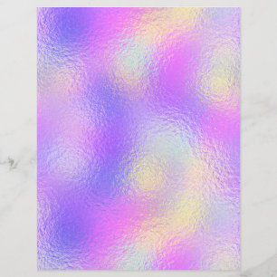 Iridescent Faux Foil Scrapbook Paper No. 82