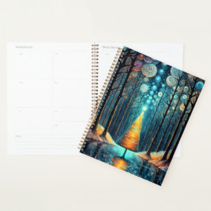 Iridescent Holiday Dream 🎄 Glowing Christmas Tree Planner