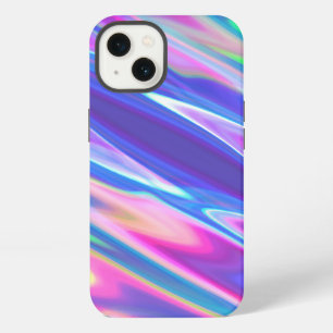 Iridescent Holographic Foil Purple Green Blue Pink iPhone 13 Case