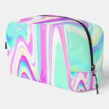 Iridescent Holographic Liquid Swirl