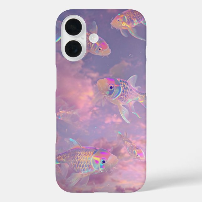 Iridescent Koi Fish Phone Case (Back)