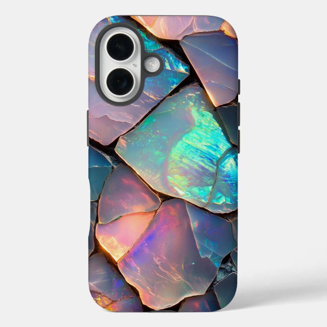 Iridescent Opal Shard Phone Case (Back)