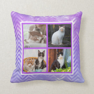 Iridescent Pastels Pets Photo Cushion