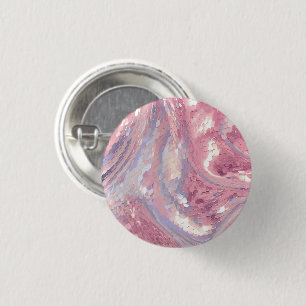 Iridescent Pink and Purple 3 Cm Round Badge