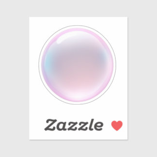 Iridescent Pink Bubble Emoji
