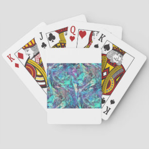 iridescent playing cards