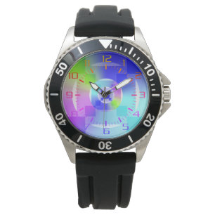 Iridescent Rainbow Gradient Watch