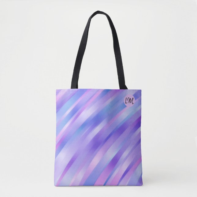 Iridescent Ribbons Personalised Tote Bag (Front)