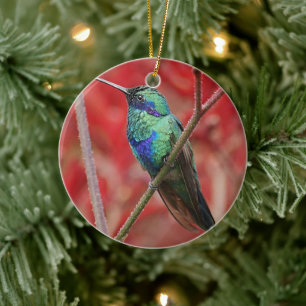 Iridescent Shine Ceramic Tree Decoration