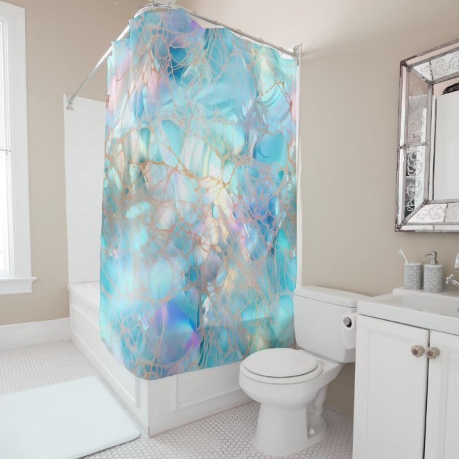 Iridescent Shower Curtain (In Situ)