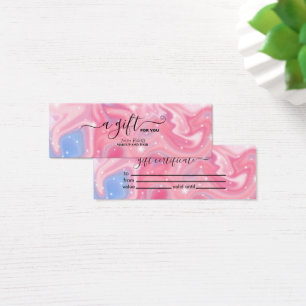 Iridescent Sparkle Holographic Gift Certificate