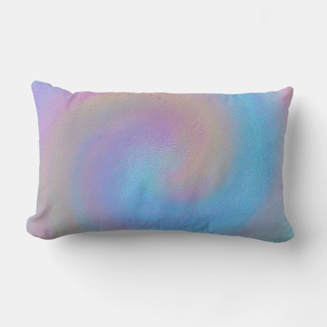 Iridescent Spiral Lumbar Cushion (Front)