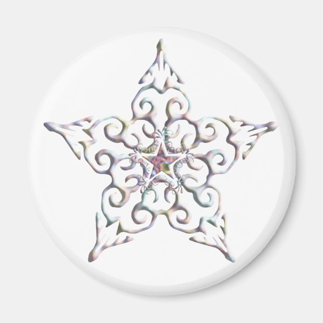 Iridescent Star Magnet (Front)