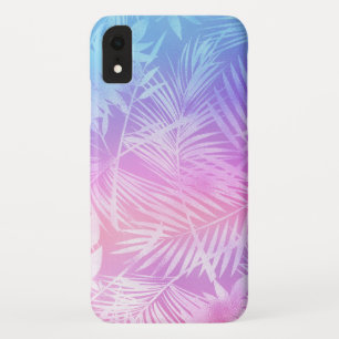 Iridescent Tropical Leaves Pattern Case-Mate iPhone Case