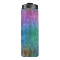 Iridescent Vintage Harlequin Pattern