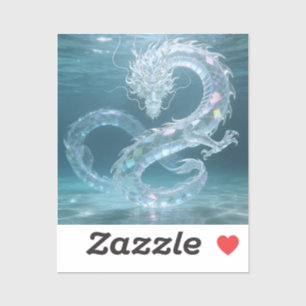 Iridescent Water Dragon Art Fantasy Dragon Design 