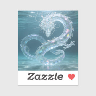 Iridescent Water Dragon Art Fantasy Dragon Design 