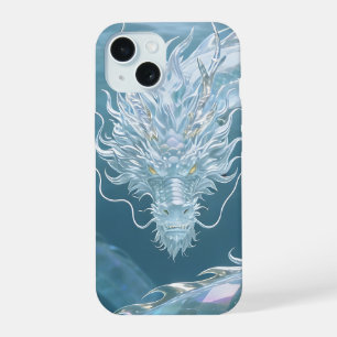 Iridescent Water Dragon Art Fantasy Dragon Design  iPhone 15 Case