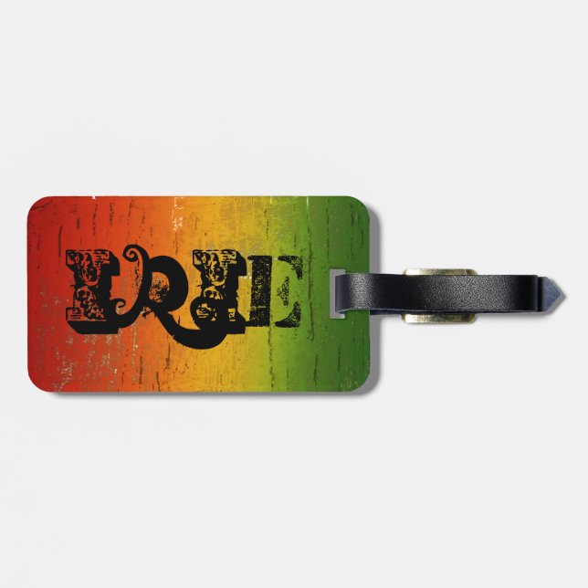 Irie luggage tag (Back Horizontal)