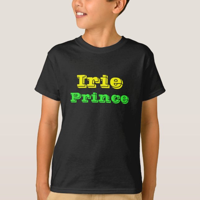 Irie prince jamaica t-shirts (Front)