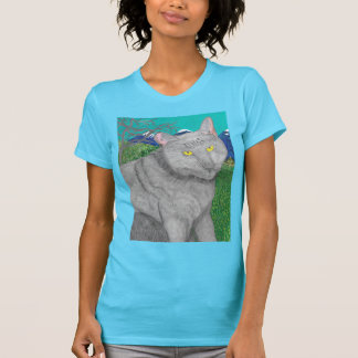 Irina The Cat And The View of Mount Baldy Shirt