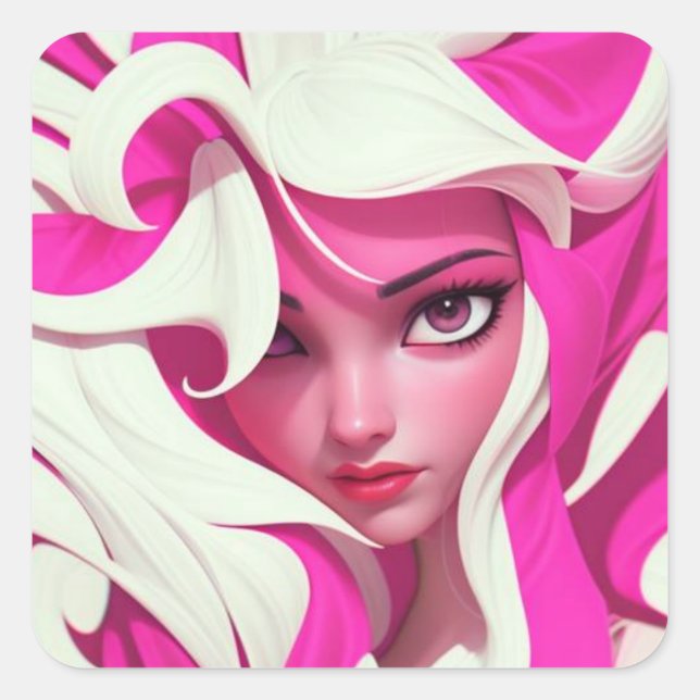 irinakrommdesign square sticker (Front)